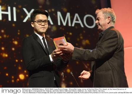 Chiang Wei Liang, winner of the Audi Short Film Award, at the Award Ceremony of the 66th Berlin International Film Festival Berlinale 2016 at Berlinale Palast on February 20, 2016 in Berlin, Germany. Foto:xC.xNiehausx xFuturexImage