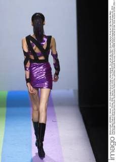 Xu Liu bei der Maria Escote Fashion Show auf der Mercedes-Benz Fashion Week Madrid Autumn Winter 2016. Madrid, 22.02.2016 Xu Liu  Foto:xDyDxFotografosx xFuturexImage