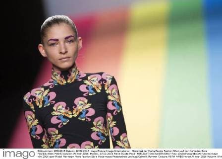 Model bei der Maria Escote Fashion Show auf der Mercedes-Benz Fashion Week Madrid Autumn Winter 2016. Madrid, 22.02.2016 Maria Escote Model  Foto:xDyDxFotografosx xFuturexImage