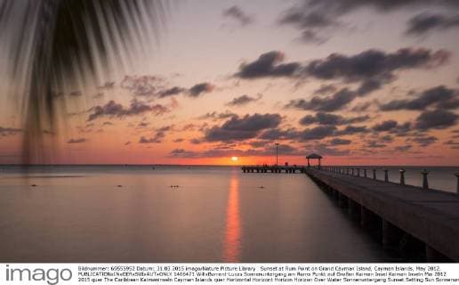 Sunset at Rum Point on Grand Cayman Island, Cayman Islands, May 2012.  1466471 WillxBurrard-Lucas