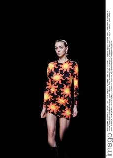 Feb. 22, 2016 - Madrid, Madrid, Spain - A model walks the runway at the Maria Escote show during the Mercedes-Benz Madrid Fashion Week Autumn Winter 2016 2017 at Ifema on February 22, 2016 in Madrid, Spain. Madrid Spain  - ZUMAn230