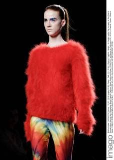 Feb. 22, 2016 - Madrid, Madrid, Spain - A model walks the runway at the Maria Escote show during the Mercedes-Benz Madrid Fashion Week Autumn Winter 2016 2017 at Ifema on February 22, 2016 in Madrid, Spain. Madrid Spain  - ZUMAn230