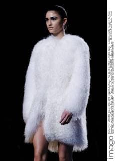 Feb. 22, 2016 - Madrid, Madrid, Spain - A model walks the runway at the Maria Escote show during the Mercedes-Benz Madrid Fashion Week Autumn Winter 2016 2017 at Ifema on February 22, 2016 in Madrid, Spain. Madrid Spain  - ZUMAn230