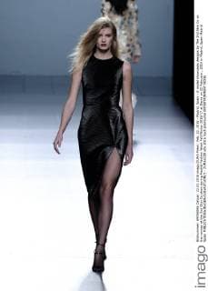 Feb. 22, 2016 - Madrid, Spain - A model showcases designs by The 2nd Skin Co on the runway at the 2nd Skin Co show during Madrid Fashion Week Fall Winter 2016 17 at Ifema on 22 February , 2016 in Madrid, Spain Madrid Spain  - ZUMAn230