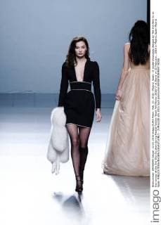 Feb. 22, 2016 - Madrid, Spain - A model showcases designs by The 2nd Skin Co on the runway at the 2nd Skin Co show during Madrid Fashion Week Fall Winter 2016 17 at Ifema on 22 February , 2016 in Madrid, Spain Madrid Spain  - ZUMAn230