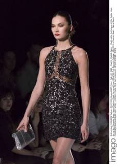 Feb. 22, 2016 - Madrid, Madrid, Spain - Model walks the runway at the Varela show during the Mercedes-Benz Madrid Fashion Week Autumn Winter 2016 2017 at Ifema on February 22, 2016 in Madrid, Spain. Madrid Spain  - ZUMAn230
