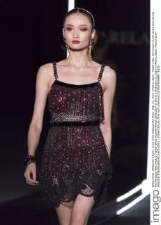 Feb. 22, 2016 - Madrid, Spain - Model walks the runway at the Varela show during the Mercedes-Benz Madrid Fashion Week Autumn Winter 2016 2017 at Ifema on February 22, 2016 in Madrid, Spain. Madrid Spain  - ZUMAn230