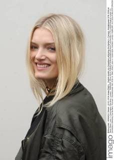 English model Lily Donaldson attending the Burberry Prorsum Womenswear A W 2016 on West Albert Lawn in Kensington Gardens, London. FEBRUARY 22nd 2016  PTYx16459