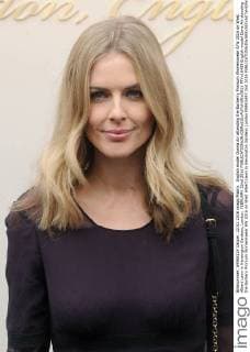 English model Donna Air attending the Burberry Prorsum Womenswear A W 2016 on West Albert Lawn in Kensington Gardens, London. FEBRUARY 22nd 2016  PTYx16459
