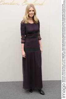 English model Donna Air attending the Burberry Prorsum Womenswear A W 2016 on West Albert Lawn in Kensington Gardens, London. FEBRUARY 22nd 2016  PTYx16459