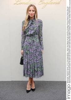 Harley Viera-Newton bei der Ankunft zur Burberry Prorsum Fashion Fashion Show am 22.02.2016 im Rahmen der London Fashion Week Fall Winter 2016 London Fashion Week Autumn Winter 2016 - Burberry Prorsum Womenswear 