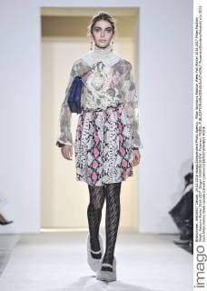 Milan Woman s Fashion Week Fall Winter 2016 2017 Milan Fashion Week, Autumn Winter 2016 2017. Blugirl FASHION SHOW. Pictured: MODEL  RiccardoxGiordano fotosicki