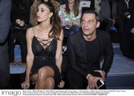 Milan Woman s Fashion Week Fall Winter 2016 2017 Milan Fashion Week, Autumn Winter 2016 2017. Fausto Puglisi frontrow Pictured: Belen Rodriguez  RiccardoxGiordano fotosicki