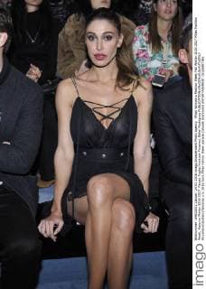 Milan Woman s Fashion Week Fall Winter 2016 2017 Milan Fashion Week, Autumn Winter 2016 2017. Fausto Puglisi frontrow Pictured: Belen Rodriguez  RiccardoxGiordano fotosicki