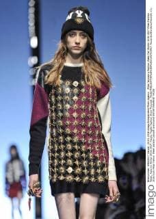 Milan Woman s Fashion Week Fall Winter 2016 2017 Milan Fashion Week, Autumn Winter 2016 2017. Fausto Puglisi Fashion Show Pictured: Model  RiccardoxGiordano fotosicki
