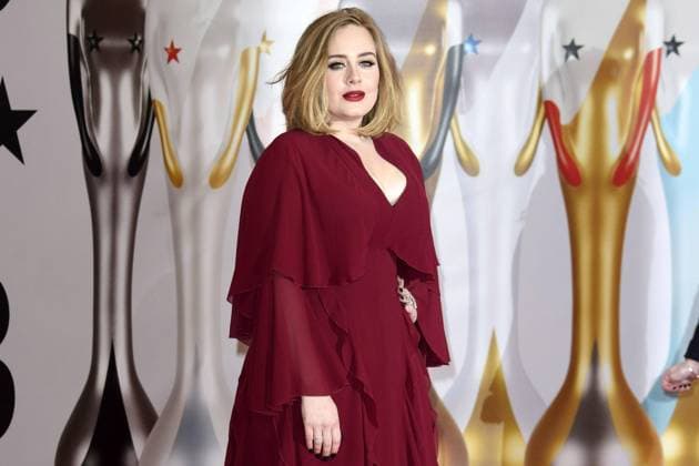Adele bei den BRIT Awards 2016 in der O2 Arena. London, 24.02.2016 Adele  Foto:xS.xVasx xFuturexImage