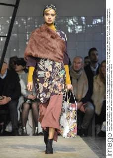 Milan Woman s Fashion Week Fall Winter 2016 2017 Milan Fashion Week, Autumn Winter 2016 2017. Isola Marras fashionshow Pictured: Model  RiccardoxGiordano fotosicki