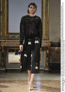 Milan Woman s Fashion Week Fall Winter 2016 2017 Milan Fashion Week, Autumn Winter 2016 2017 .les Copains fashionshow Pictured: Model  RiccardoxGiordano fotosicki