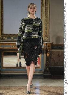 Milan Woman s Fashion Week Fall Winter 2016 2017 Milan Fashion Week, Autumn Winter 2016 2017 .les Copains fashionshow Pictured: Model  RiccardoxGiordano fotosicki