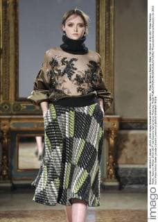 Milan Woman s Fashion Week Fall Winter 2016 2017 Milan Fashion Week, Autumn Winter 2016 2017 .les Copains fashionshow Pictured: Model  RiccardoxGiordano fotosicki