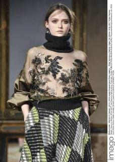 Milan Woman s Fashion Week Fall Winter 2016 2017 Milan Fashion Week, Autumn Winter 2016 2017 .les Copains fashionshow Pictured: Model  RiccardoxGiordano fotosicki