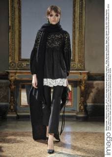 Milan Woman s Fashion Week Fall Winter 2016 2017 Milan Fashion Week, Autumn Winter 2016 2017 .les Copains fashionshow Pictured: Model  RiccardoxGiordano fotosicki