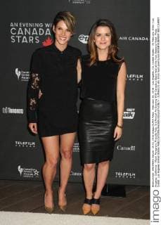 February 25, 2016 - Los Angeles, CA, United States - 25 February 2016 - Los Angeles, California - Missy Peregrym, Priscilla Faia. 3rd Annual An Evening With Canada s Stars held at the Four Seasons Hotel. Photo Credit: Los Angeles United States - ZUMAs123