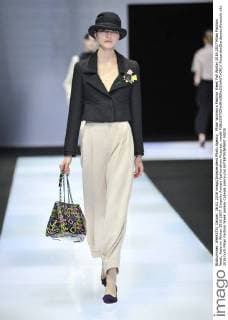 Milan Woman s Fashion Week Fall Winter 2016 2017 Milan Fashion Week, Autumn Winter 2016 2017. Emporio Armani fashionshow Pictured: model  RiccardoxGiordanox xfotosicki
