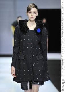 Milan Woman s Fashion Week Fall Winter 2016 2017 Milan Fashion Week, Autumn Winter 2016 2017. Emporio Armani fashionshow Pictured: model  RiccardoxGiordanox xfotosicki