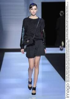 Milan Woman s Fashion Week Fall Winter 2016 2017 Milan Fashion Week, Autumn Winter 2016 2017. Emporio Armani fashionshow Pictured: model  RiccardoxGiordanox xfotosicki