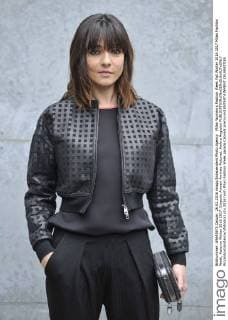 Milan Woman s Fashion Week Fall Winter 2016 2017 Milan Fashion Week, Autumn Winter 2016 2017. Emporio Armani Arrivals Pictured: Ambra Angiolini  RiccardoxGiordanox xfotosicki