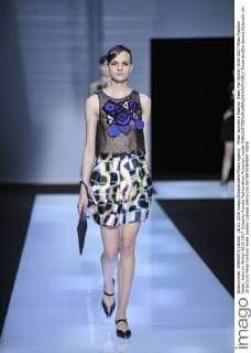 Milan Woman s Fashion Week Fall Winter 2016 2017 Milan Fashion Week, Autumn Winter 2016 2017. Emporio Armani fashionshow Pictured: model  RiccardoxGiordanox xfotosicki