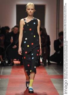 Milan Woman s Fashion Week Fall Winter 2016 2017 Milan Fashion Week, Autumn Winter 2016 2017. Iceberg fashionshow Pictured: Model  RiccardoxGiordanox xfotosicki