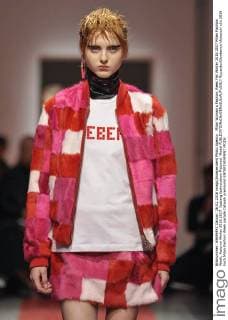 Milan Woman s Fashion Week Fall Winter 2016 2017 Milan Fashion Week, Autumn Winter 2016 2017. Iceberg fashionshow Pictured: Model  RiccardoxGiordanox xfotosicki