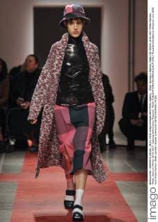 Milan Woman s Fashion Week Fall Winter 2016 2017 Milan Fashion Week, Autumn Winter 2016 2017. Iceberg fashionshow Pictured: Model  RiccardoxGiordanox xfotosicki