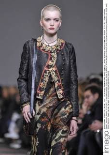 Milan Woman s Fashion Week Fall Winter 2016 2017 Milan Fashion Week, Autumn Winter 2016 2017. Etro fashionshow Pictured: Model  RiccardoxGiordanox xfotosicki