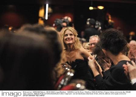 205239 Arnal-De Rosa Starface 2016-02-26 Paris France 41ème cérémonie des CESAR. Salle. Laurent, Mélanie  Copyright: xArnal-DexRosax xStarfacex STAR_205239_008