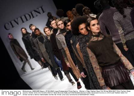Woman s Milan Fashion Week Fall Winter 2016 2017 Milan Fashion Week Autumn Winter 2016 2017 Cividini Ifashion Show Pictured  SimonaxChioccia