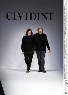 Miriam und Piero Cividini Woman s Milan Fashion Week Fall Winter 2016 2017 Milan Fashion Week Autumn Winter 2016 2017 Cividini Ifashion Show Pictured  SimonaxChioccia