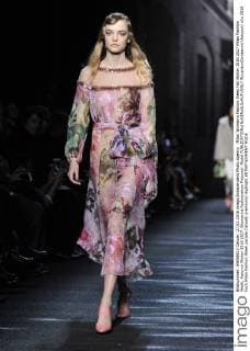 Milan Woman s Fashion Week Fall Winter 2016 2017 Milan Fashion Week, Autumn Winter 2016 2017. Blumarine Fashionshow Pictured: Model  RiccardoxGiordanox xfotosicki