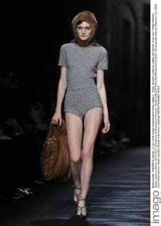 Milan Woman s Fashion Week Fall Winter 2016 2017 Milan Fashion Week, Autumn Winter 2016 2017. Blumarine Fashionshow Pictured: Model  RiccardoxGiordanox xfotosicki