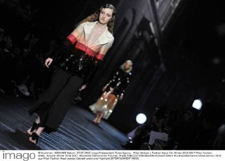 Milan Woman s Fashion Week Fall Winter 2016 2017 Milan Fashion Week, Autumn Winter 2016 2017. Blumarine Fashionshow Pictured: Model  RiccardoxGiordanox xfotosicki