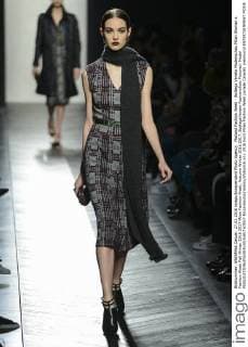 Mailand Fashion Week - Bottega Veneta Modenschau Milan Woman s Fashion Week Fall Winter 2016 2017 Milan Fashion Week, Autumn Winter 2016 2017. BottegaVeneta Fashionshow Pictured: Model  RiccardoxGiordanox xfotosicki