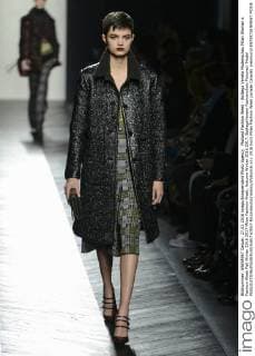 Mailand Fashion Week - Bottega Veneta Modenschau Milan Woman s Fashion Week Fall Winter 2016 2017 Milan Fashion Week, Autumn Winter 2016 2017. BottegaVeneta Fashionshow Pictured: Model  RiccardoxGiordanox xfotosicki