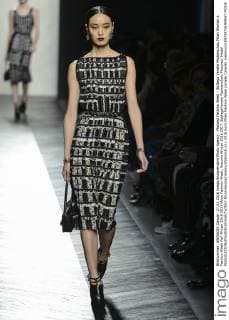 Mailand Fashion Week - Bottega Veneta Modenschau Milan Woman s Fashion Week Fall Winter 2016 2017 Milan Fashion Week, Autumn Winter 2016 2017. BottegaVeneta Fashionshow Pictured: Model  RiccardoxGiordanox xfotosicki