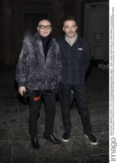 Milan, Vogue Cocktail Party for MarioxTestino in the picture: Tommaso Aquilani and Roberto Rimondi  AlbertoxScarpinato