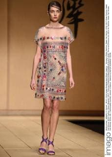 Woman s Milan Fashion Week Fall Winter 2016 2017 Milan Fashion Week Fall Winter 2016 Fashion Show Biagiotti 2017. Pictured  SimonaxChioccia