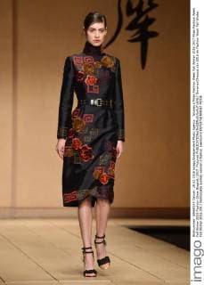 Woman s Milan Fashion Week Fall Winter 2016 2017 Milan Fashion Week Fall Winter 2016 Fashion Show Biagiotti 2017. Pictured  SimonaxChioccia