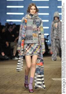 Milan Woman s Fashion Week Fall Winter 2016 2017 Milan Fashion Week, Autumn Winter 2016 2017. Missoni Fashionshow Pictured: model  RiccardoxGiordanox xfotosicki