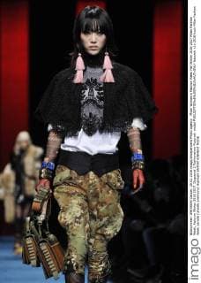 Milan Woman s Fashion Week Fall Winter 2016 2017 Milan Fashion Week, Autumn Winter 2016 2017. Dsquared 2 Fashionshow Pictured: model  fotosicki